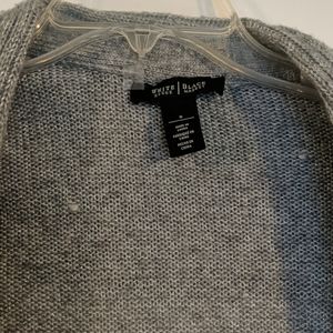 WHBM gray cardigan